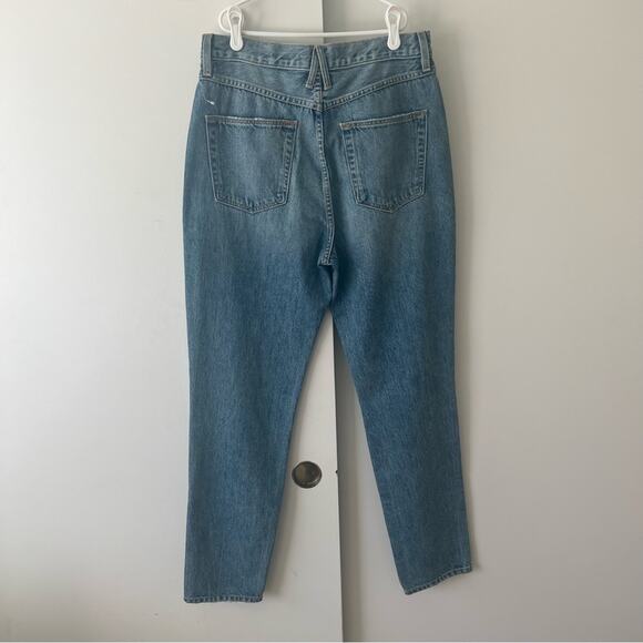 NEW SLVRLAKE Beatnik Double Jeans Yoke High Rise Ripped Distressed Size 30 $369 - Picture 8 of 10